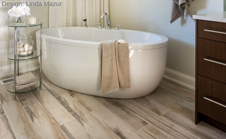 Laminate in bathroom Laminate in bathroom